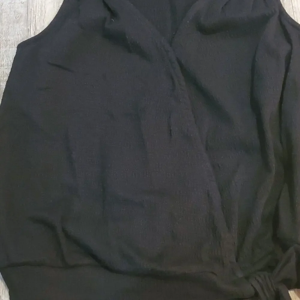 Universal thread women's xs black blouse tank top